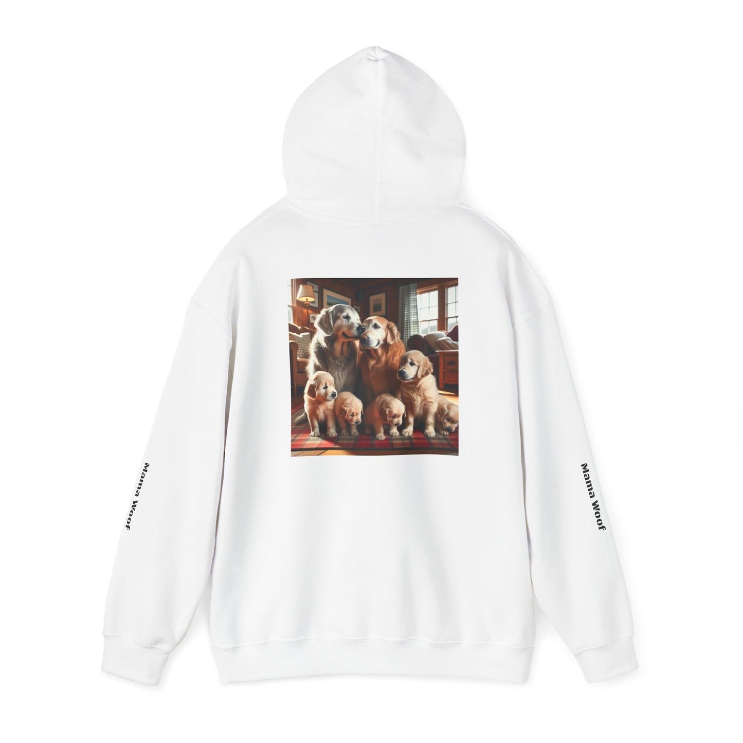 Cozy Dog Lover Hoodie with Puppy Prints