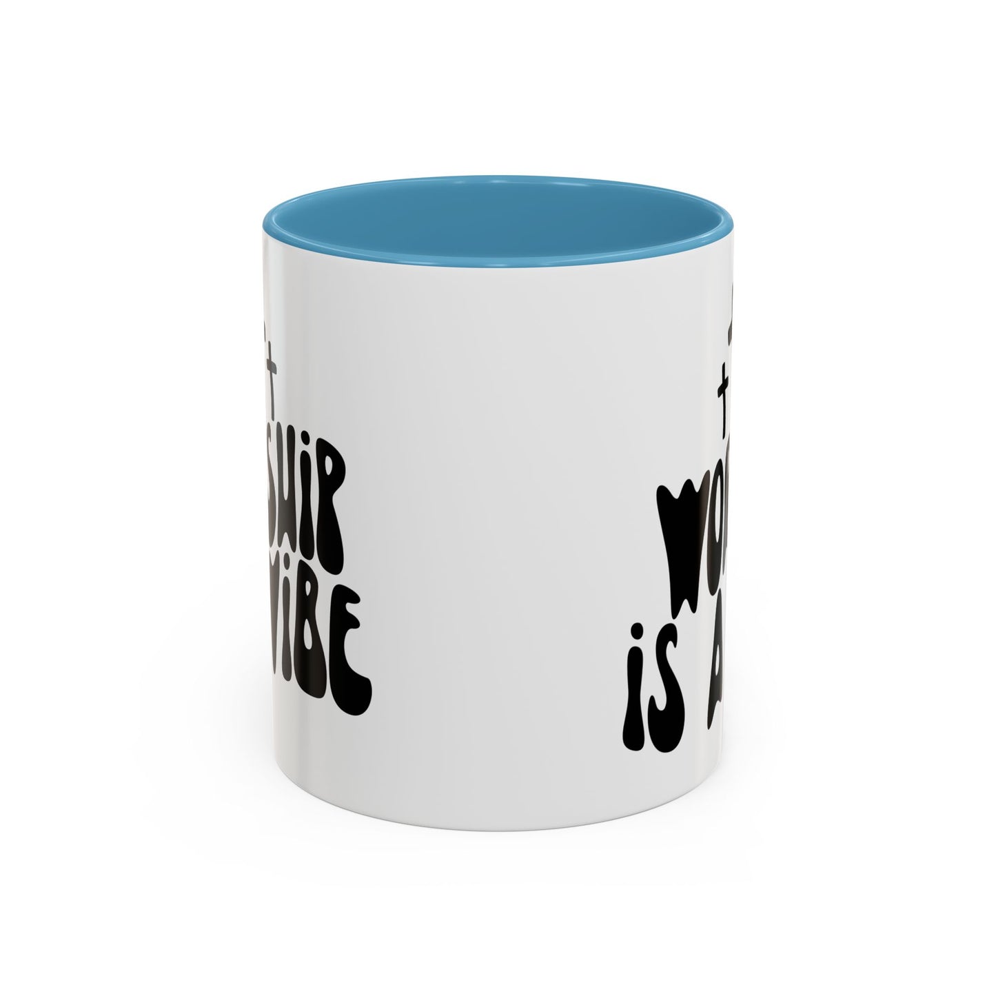 Worship is a Vibe Coffee Mug | Inspirational Christian Drinkware | Perfect for Gifts & Daily Use