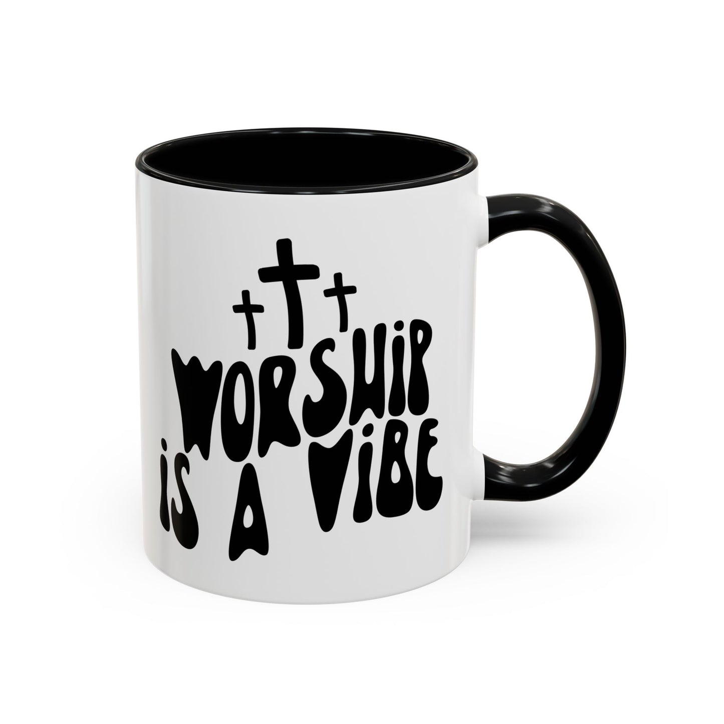 Worship is a Vibe Coffee Mug | Inspirational Christian Drinkware | Perfect for Gifts & Daily Use